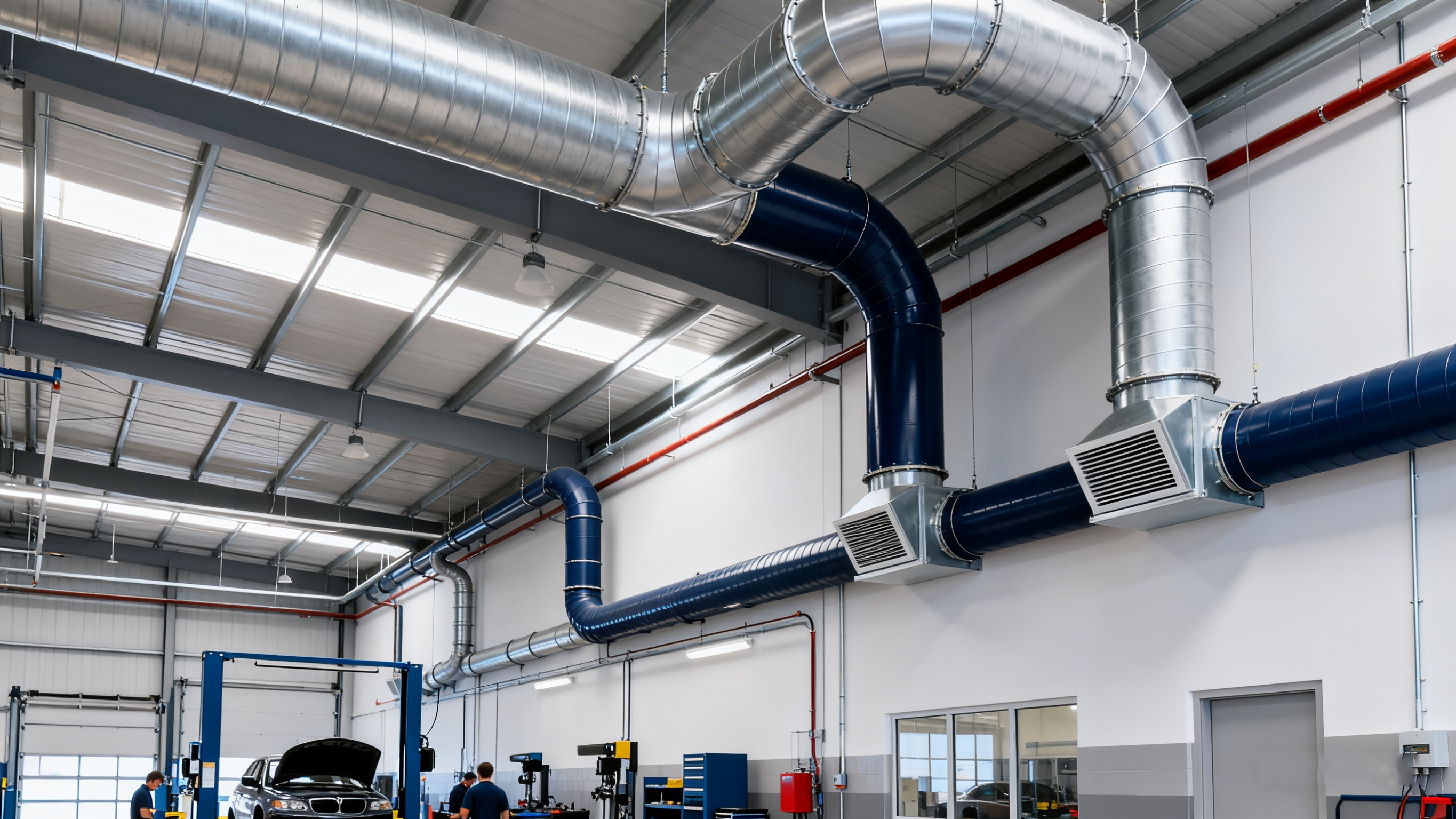 匠心打造高效排風系統:全管通助制造企業實現安全與效能雙升級 全管通通風風管在凈化空調系統的應用