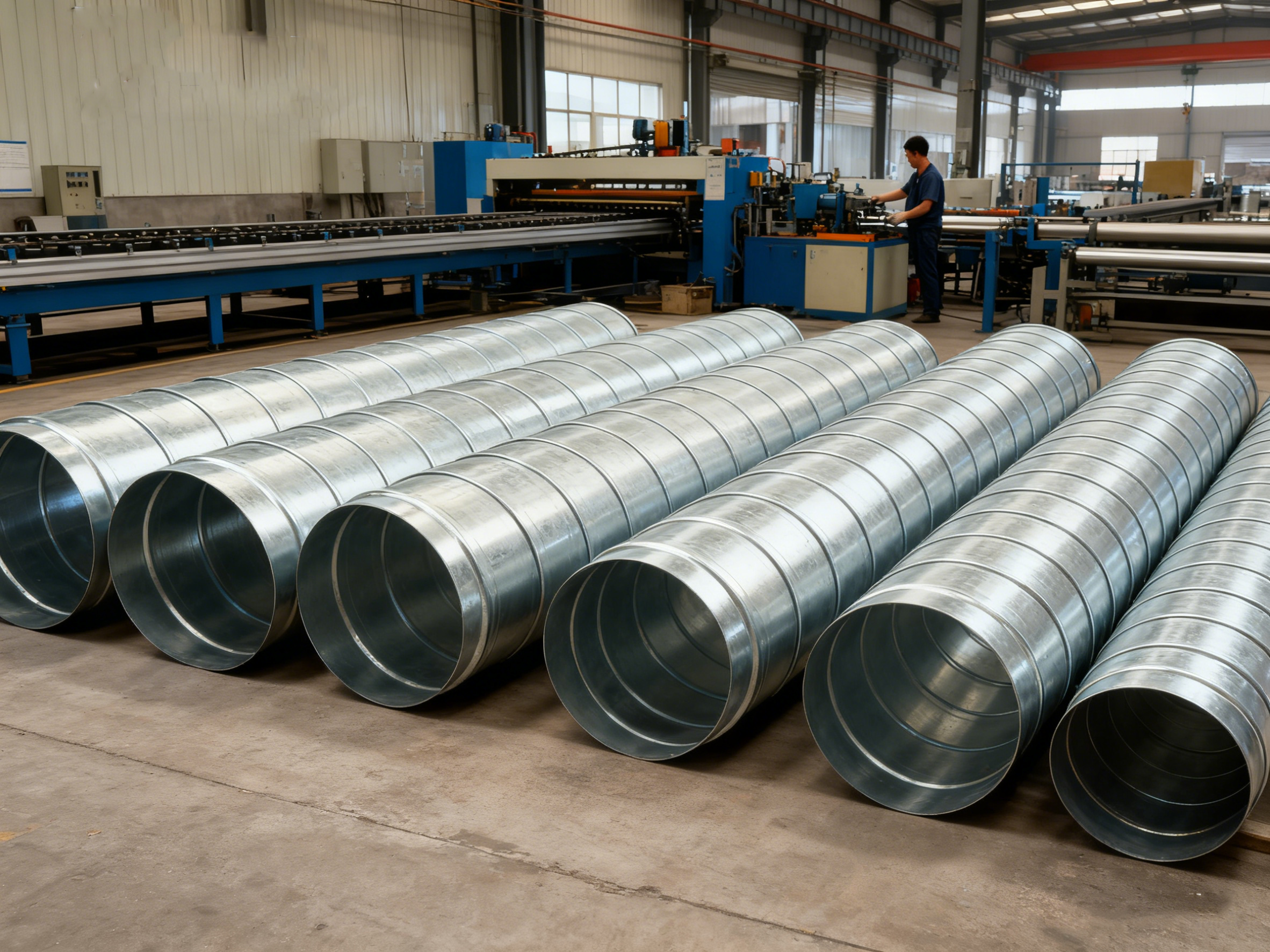 螺旋風管應用全景圖:從摩天大樓到潔凈車間,看不見的通風動脈 螺旋風管應用全景圖:從摩天大樓到潔凈車間,看不見的通風動脈